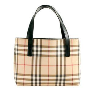 BURBERRY NOVA CHECK SMALL  BUCKET TOTE